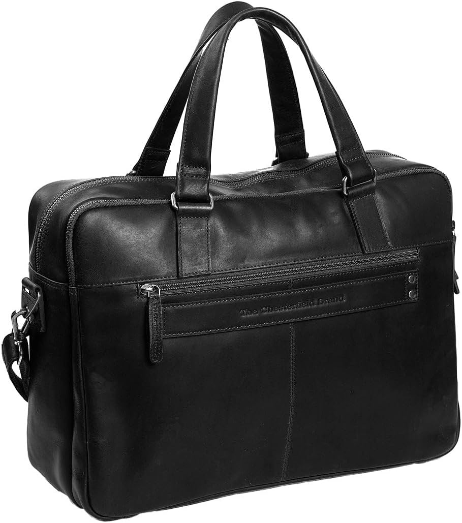 The Chesterfield Brand Misha - Aktentasche 17" Leder 43 cm Schwarz, Schwarz