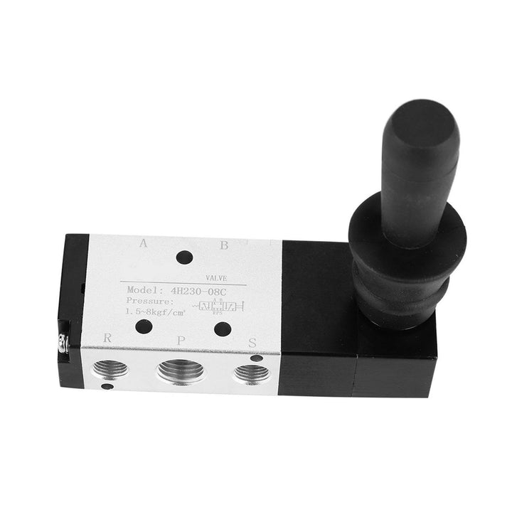 Oumefar G1/8 Luftregelventil 3 Position 5-Wege-Durchflussregelung Manuelles Ventil Pneumatisches mec