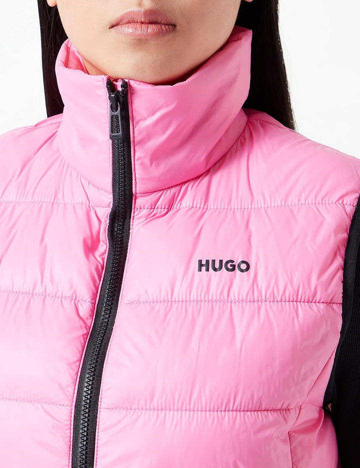 HUGO Damen Weste XS Bright Pink671, XS Bright Pink671