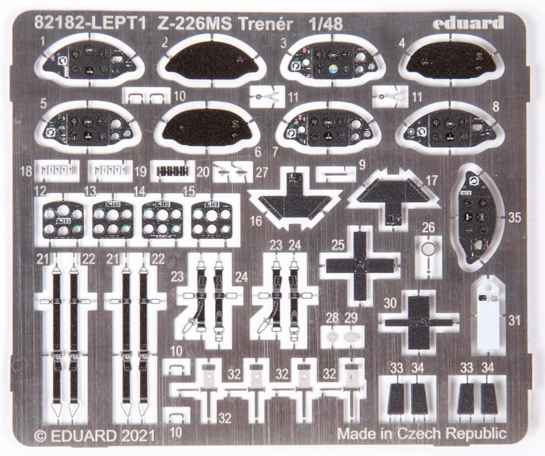 Eduard EDK82182 Profipack-Z-226MS Tren r Modellbausatz, Massstab 1:48, geformte Farbe