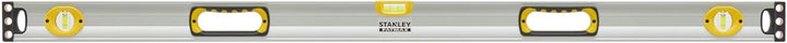 Stanley FatMax Wasserwaage II (120 cm, magnetisch, 1 horizontale/2 vertikale Libellen Hohlprofil Alu