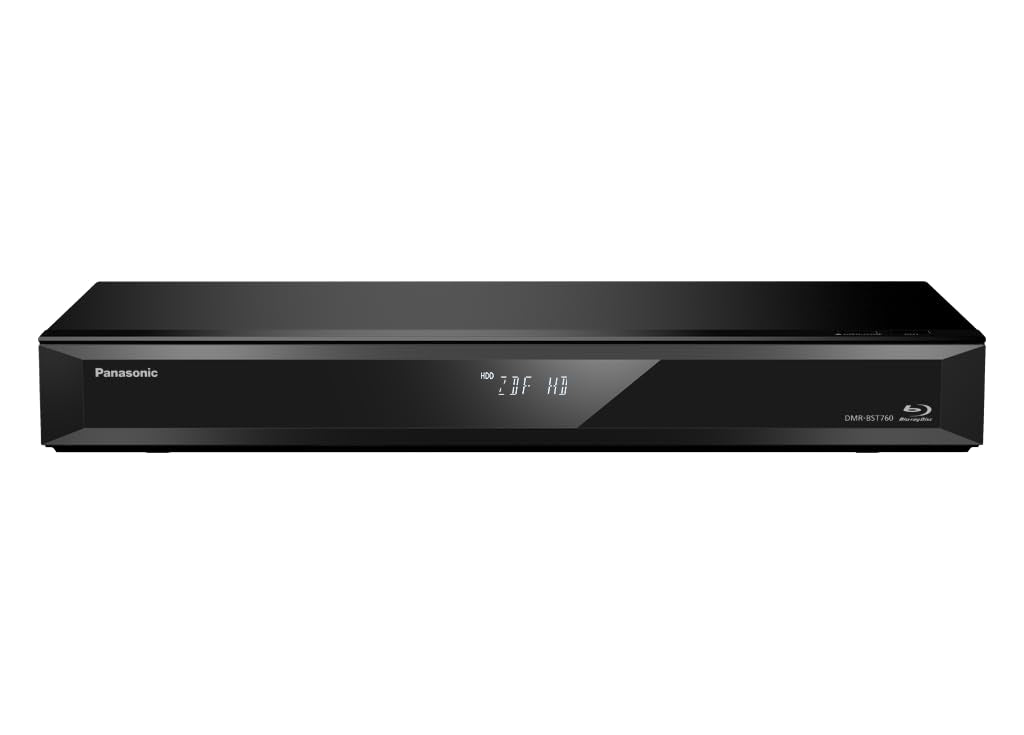 Panasonic DMR-BST760AG Blu-Ray Player und Recorder mit Twin HD DVB-S Tuner, 500 GB Festplatte, 4K Up