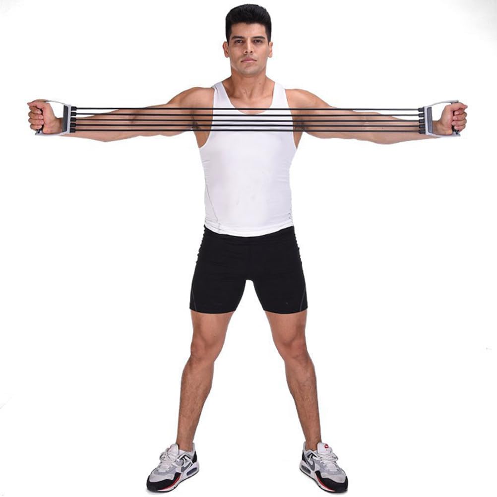 Abaodam Spring Exerciser Chest Expander Fitness Equipment Elastic Chest Developer