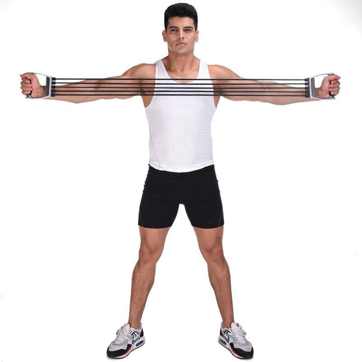 Abaodam Spring Exerciser Chest Expander Fitness Equipment Elastic Chest Developer