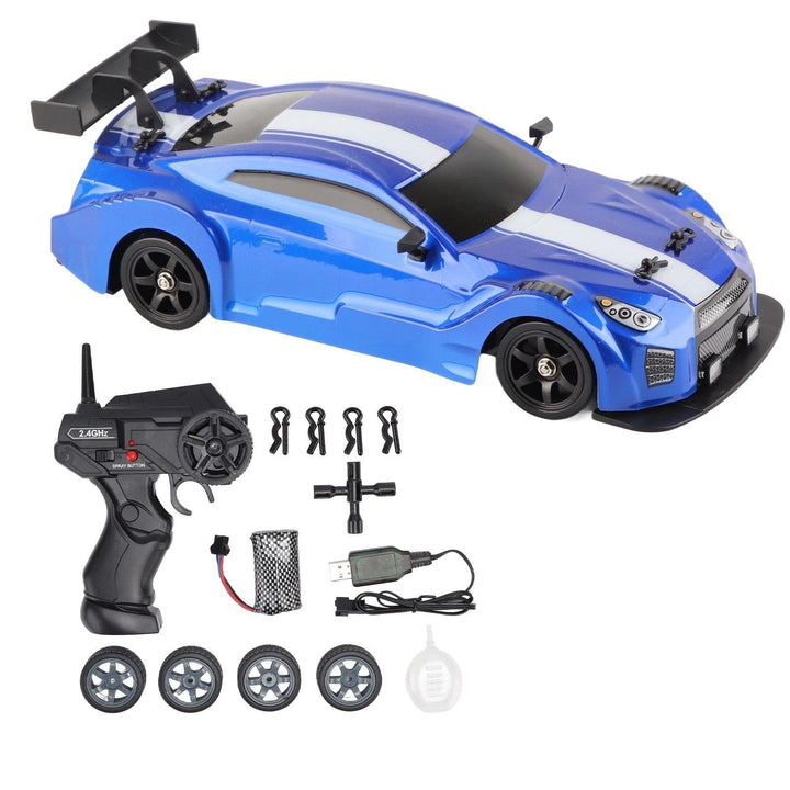 BuyWeek Ferngesteuertes Auto, 1:16 RC Drift Auto Spielzeug Simulation Allradfahrzeug Rennauto mit LE