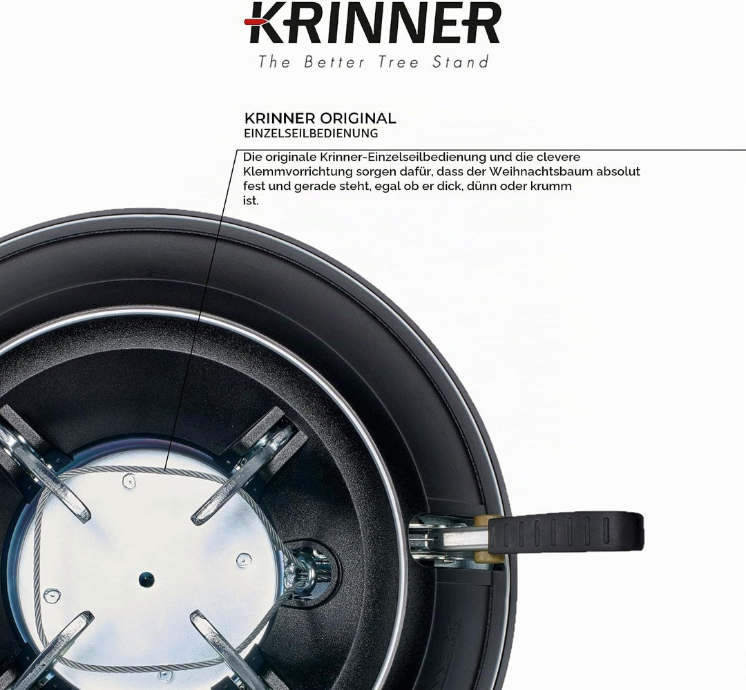Krinner 401736 ORIGINAL Christbaumständer Vario Classic In-&amp; Outdoor, Schwarz Vario Classic In und,