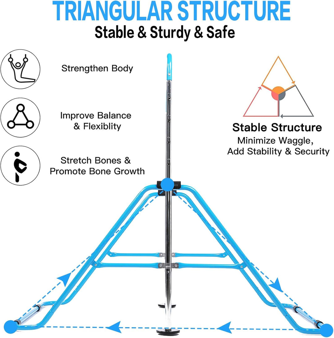 Gymnastik Turnreck Kinder Gymnastics Bar, Horizontale Kip Stange Faltbar Turntrainingsgeräte 4 Fach