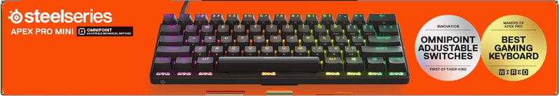 SteelSeries Apex Pro Mini HyperMagnetic Gaming- – Die weltweit schnellste – Anpassbares Ansprechverh