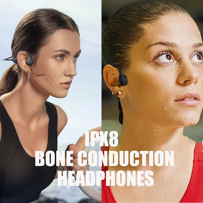 ESSONIO wasserdichte kopfhörer Schwimmen IPX8 Bone Conduction Kopfhörer mit 16GB mp3 Waterproof Knoc