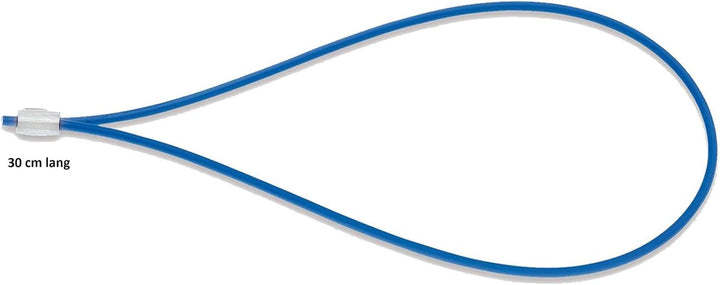 Giesser Schlingen-Rippenzieher - Rippenauslöser mit Perlon-Schlaufe & 5 Ersatzsaiten je 30 cm - zum