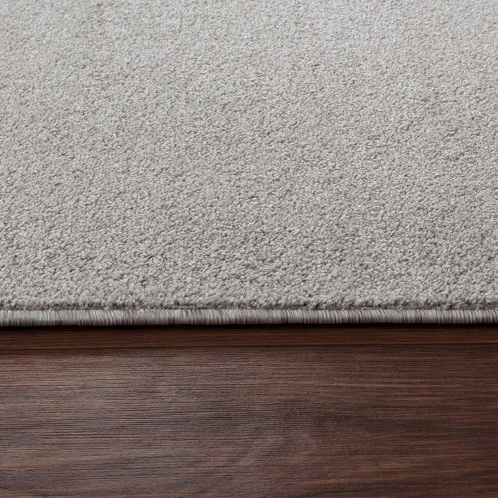 Carpetsale24 Teppich Wohnzimmer Dichter Kurzflor Einfarbig Teppich Modern Robust Rechteckig und Rund