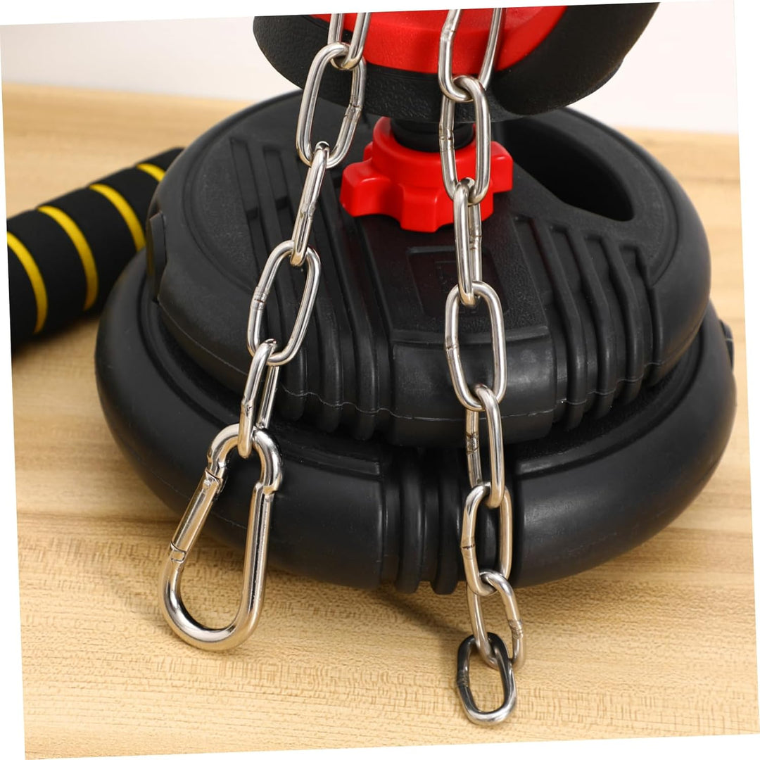 Milisten Trizeps-verlängerungskette Aus Hochwertigem Eisen Pull-down-Kette Mit Doppelgriff Fitnesszu