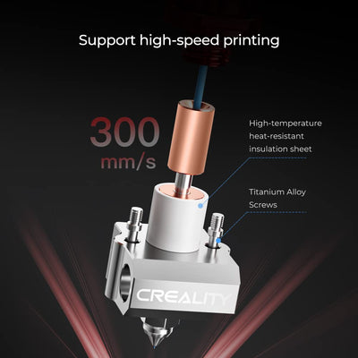 Creality Official Spider V3 Hochtemperatur und Hochgeschwindigkeit Hotend Pro für 3D Drucker für Cre