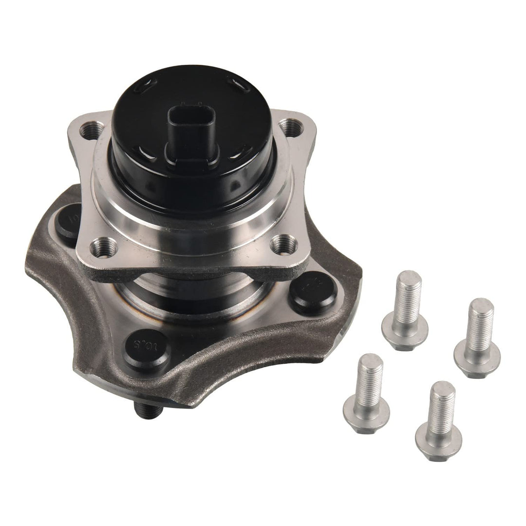 febi bilstein 31180 Radlagersatz mit Radnabe, ABS-Sensor und Befestigungsschrauben , 1 Stück