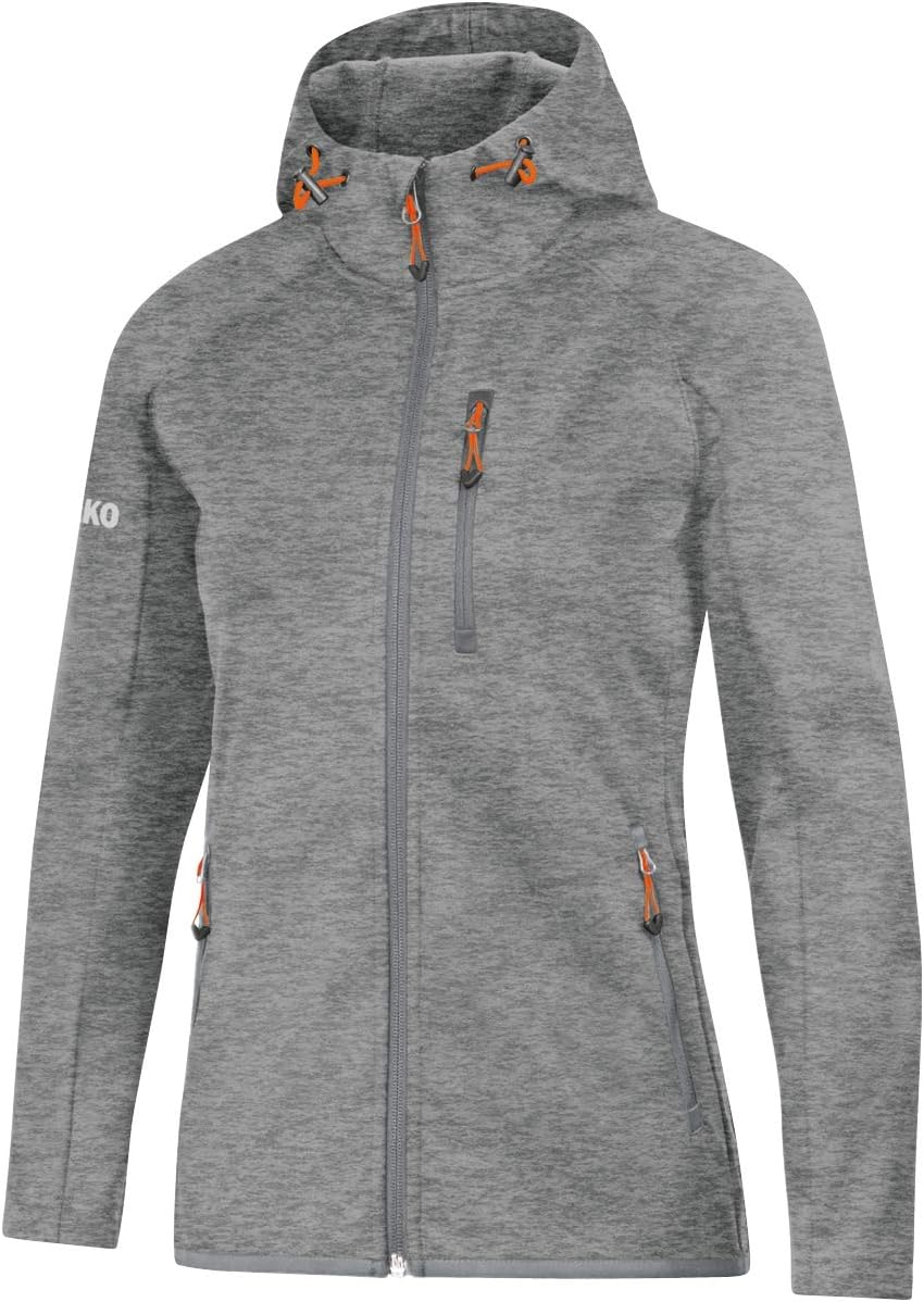 JAKO Damen Softshell-jacken Softshelljacke Light, grau meliert, 44, 7605 40 grau meliert, 40 grau me