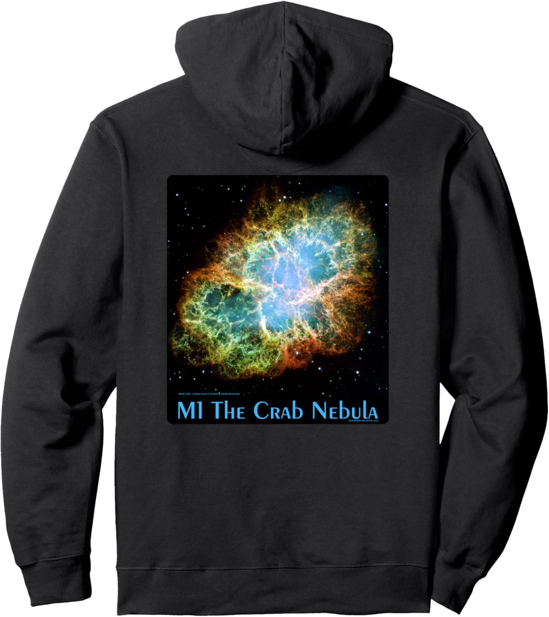 M1 The Crab Nebula Messier Object 1 Space Astronomy Science Pullover Hoodie