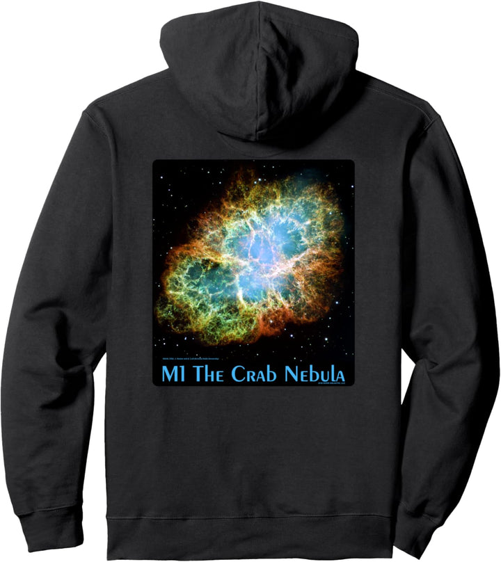 M1 The Crab Nebula Messier Object 1 Space Astronomy Science Pullover Hoodie