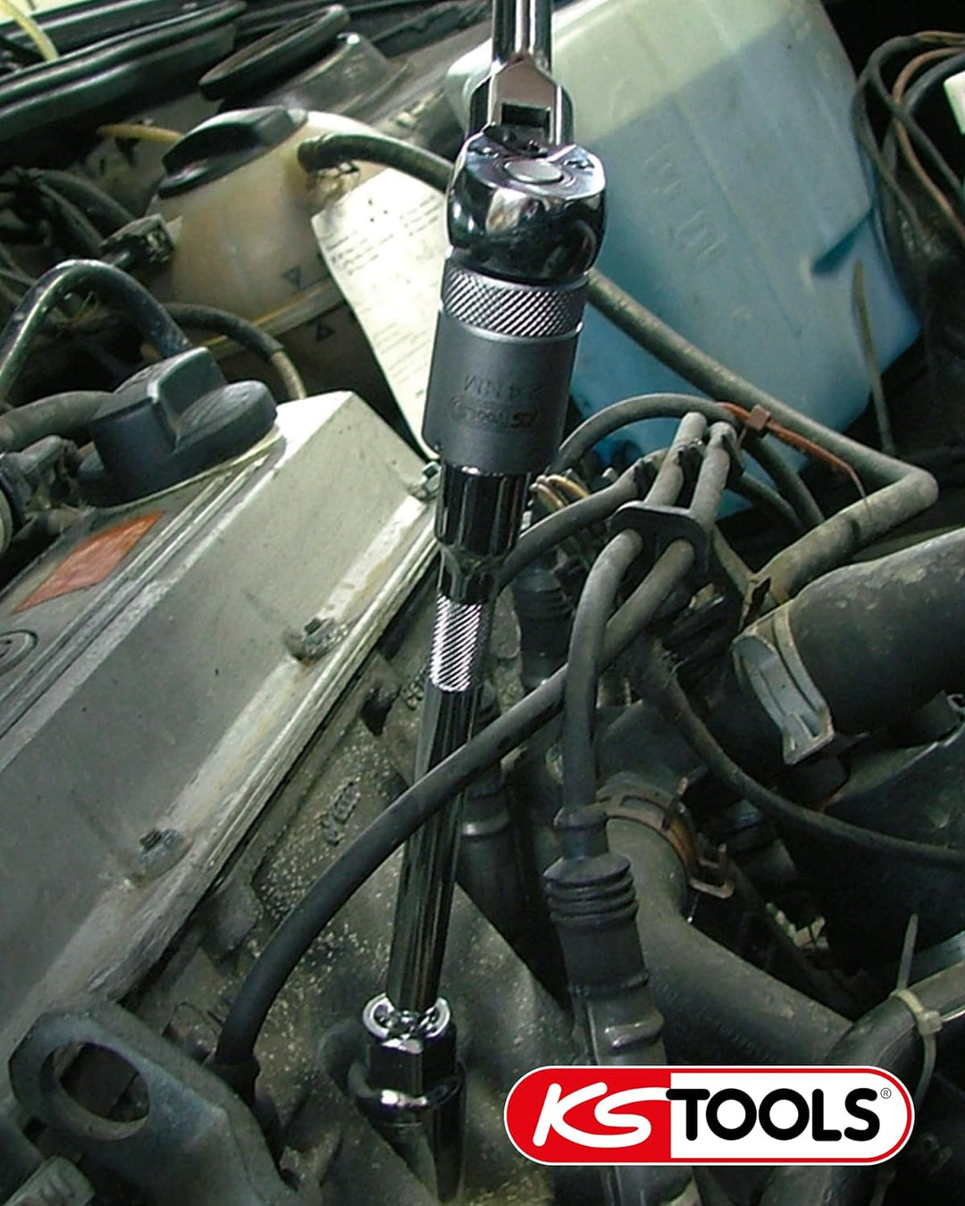 KS Tools Drehmomentbegrenzer für Zündkerzen 3/8 516.1502 I 24Nm I Drehmomentbegrenzer für Drehmoment