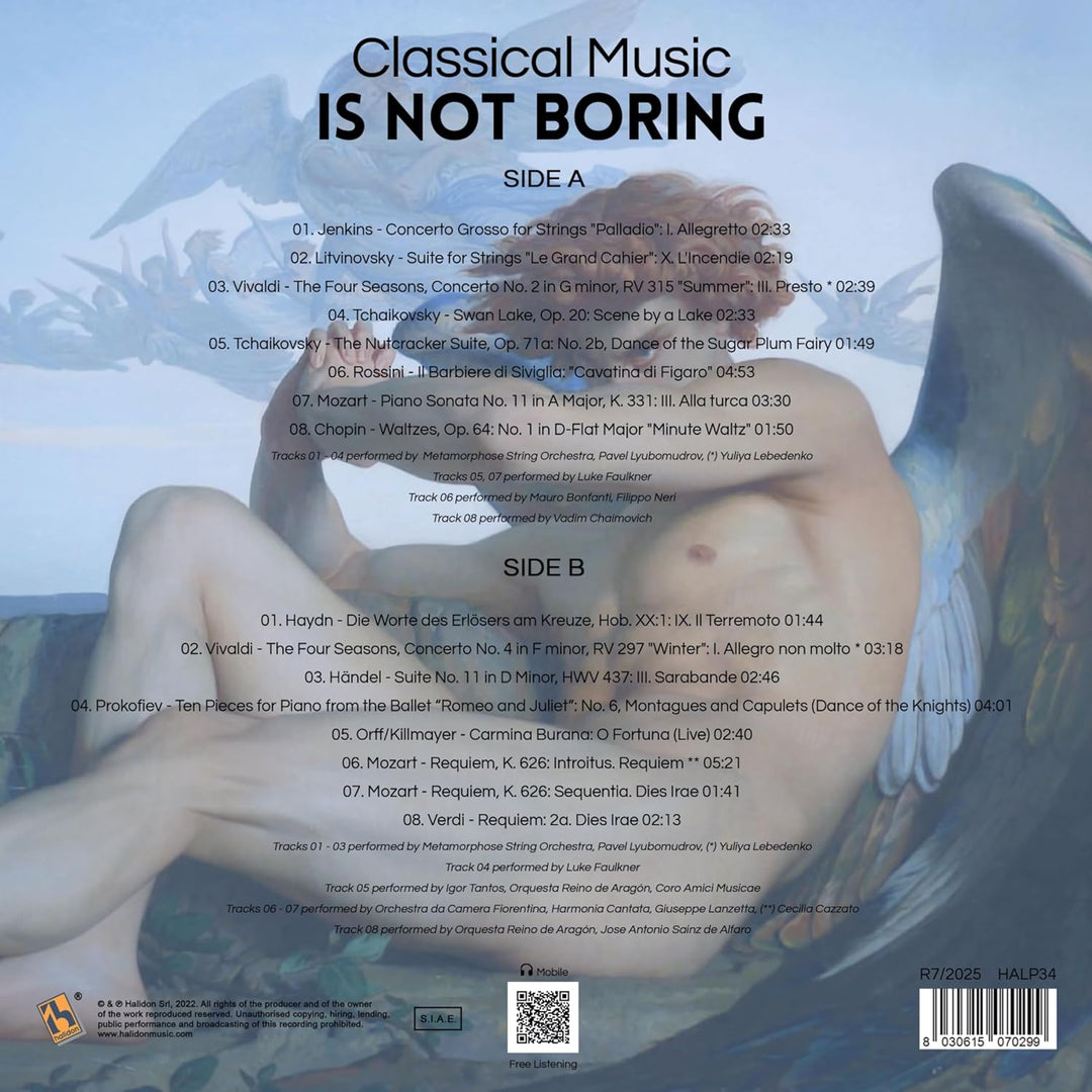 Classical Music is not Boring, Vinyl