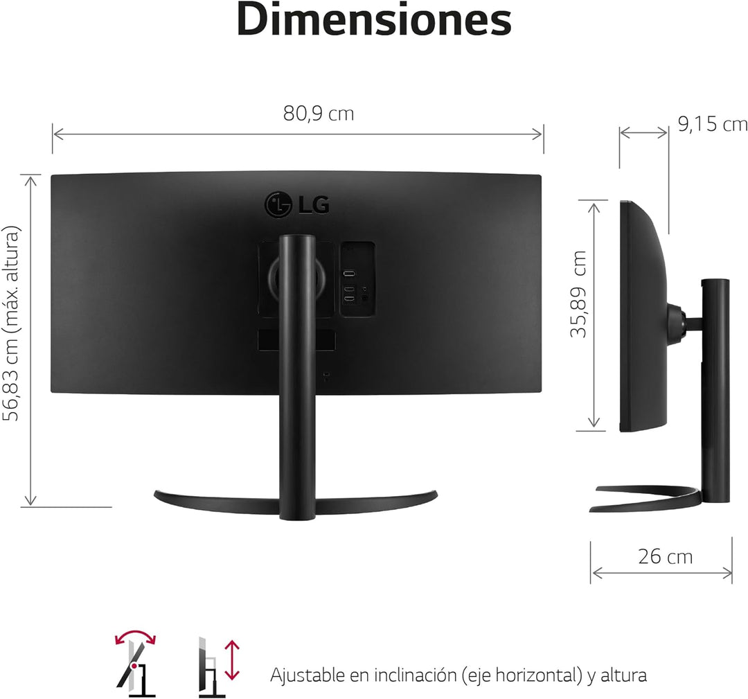 Monitor LG UltraWide 34WP65C-B