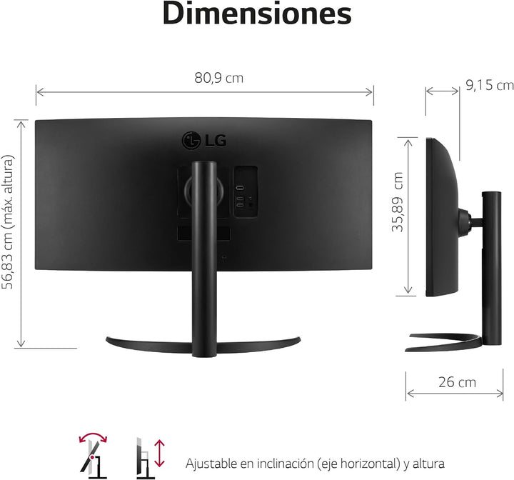 Monitor LG UltraWide 34WP65C-B