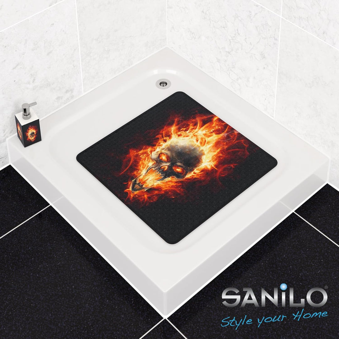 Sanilo Badematte 53 x 53 cm, rutschfeste Duschmatte für Dusche und Badewanne, Antirutschmatte maschi