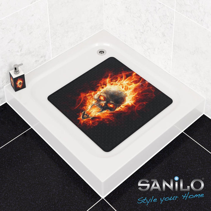 Sanilo Badematte 53 x 53 cm, rutschfeste Duschmatte für Dusche und Badewanne, Antirutschmatte maschi