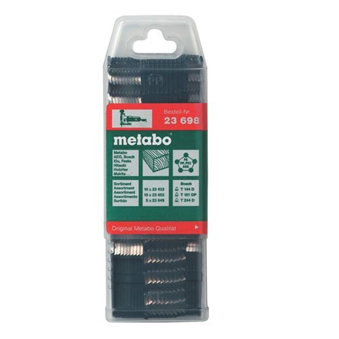 Metabo Stichsägeblattsortiment 4, Holz, HCS/HSS, 25-teilig, 25xHolz (623698000) Materialeignung: Hol