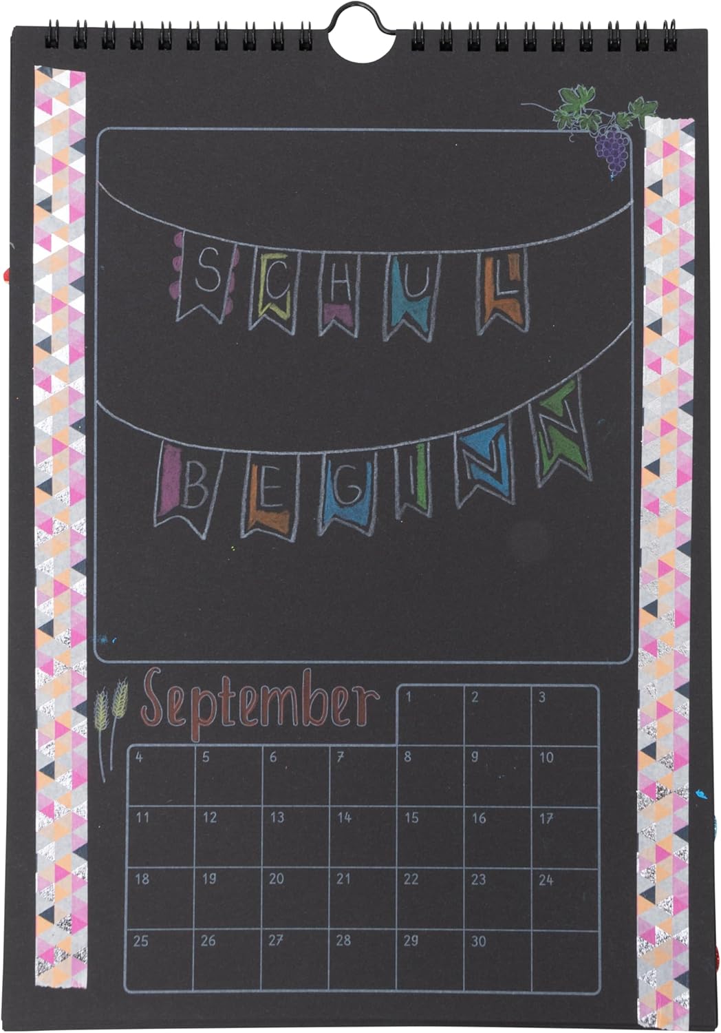 Betzold - Bastel-Kalender Kinder - Kreativ-Kalender Blanko-Wandkalender immerwährend Dauerkalender o