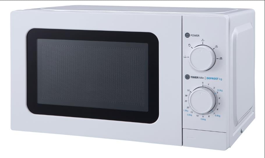 aro Mikrowelle MW10720, Stahl-SPCC, 43.9 x 33.4 x 25.8 cm, 20 L, 700 W, 5 Programme, Timerfunktion,