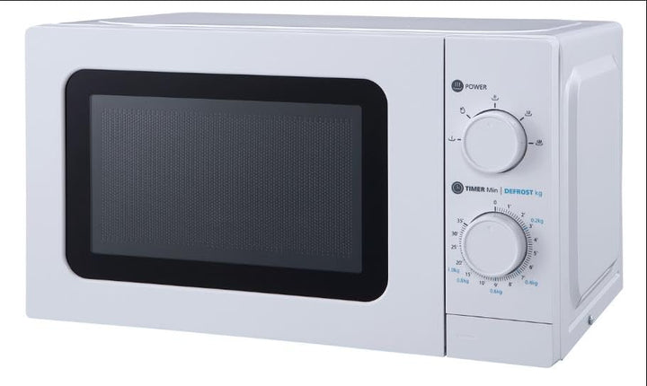 aro Mikrowelle MW10720, Stahl-SPCC, 43.9 x 33.4 x 25.8 cm, 20 L, 700 W, 5 Programme, Timerfunktion,