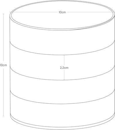 Accessory tray 4 tiers - Tower - white Weiss, Weiss