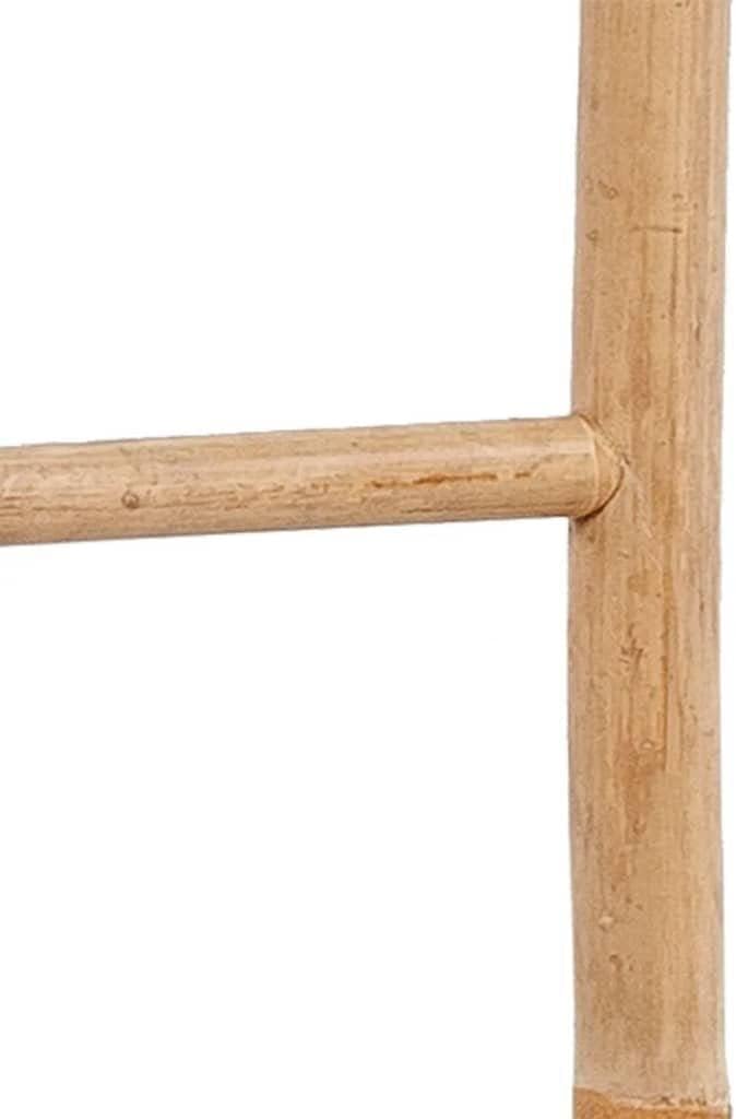 Bambus Leiter Kleiderständer Handtuchhalter Kleiderhalter Garderobe Handtuchleiter Dekoleiter 190cm