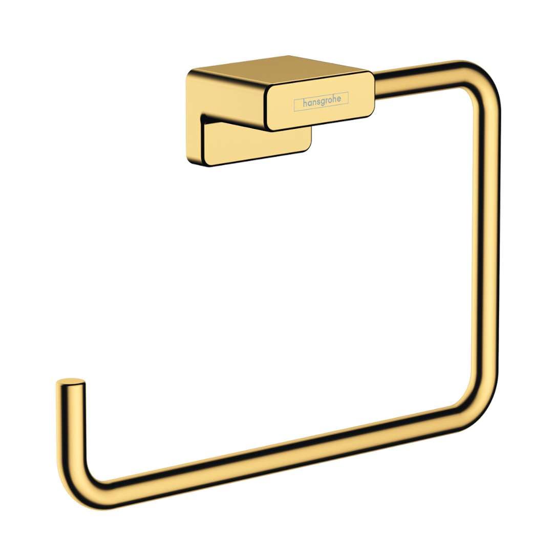 hansgrohe Handtuchring AddStoris, Handtuchhalter, Polished Gold Optic Polished Gold Optic Handtuchri