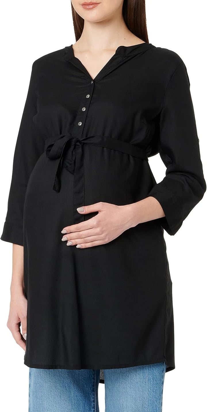 MAMALICIOUS Damen Tunika L Schwarz, L Schwarz