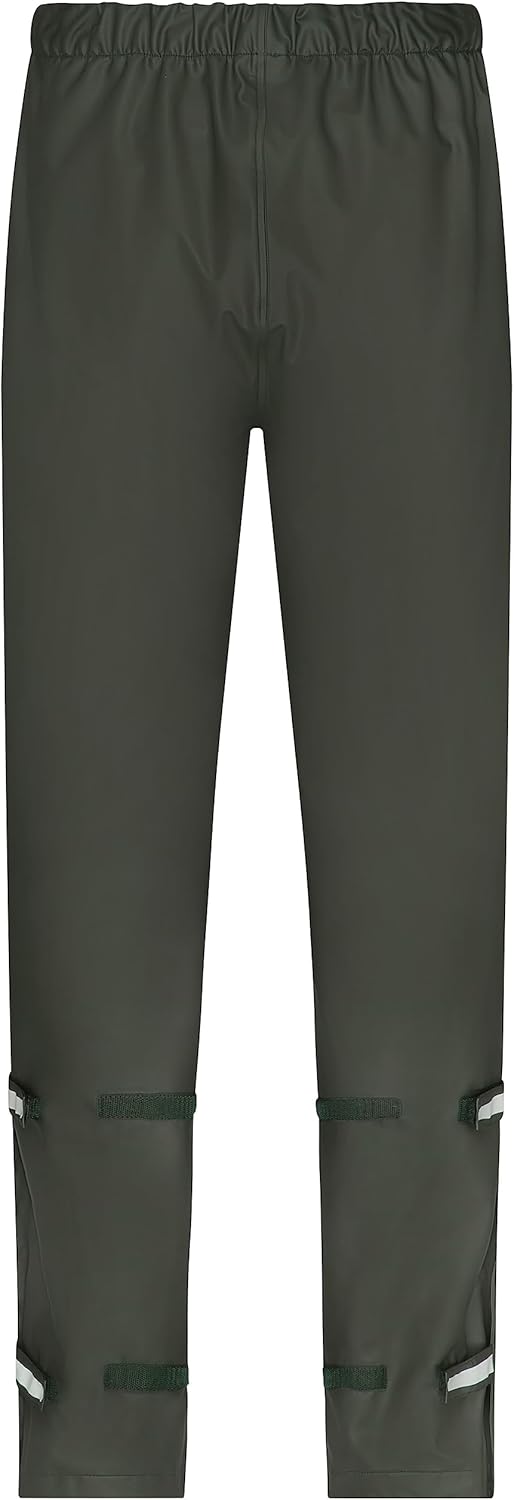 James & Nicholson Workwear Regenhose - Praktische Regenhose zum Überziehen 60 Olive, 60 Olive