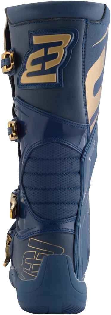 Bogotto MX-5 Motocross Stiefel, blau/gold, 43, 43 EU