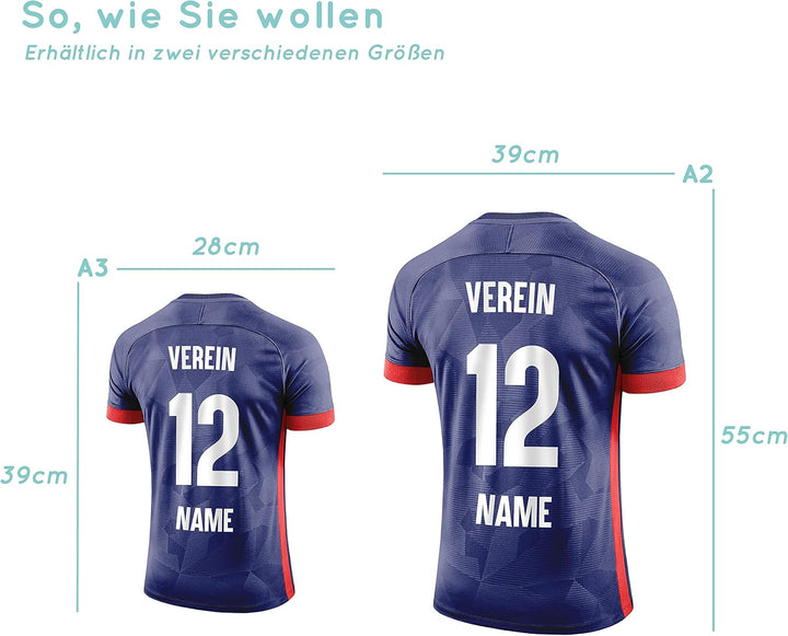 Elbeffekt Trikotlampe für Flensburg Fans aus Holz - personalisierbares Geschenk - schenke Dein indiv