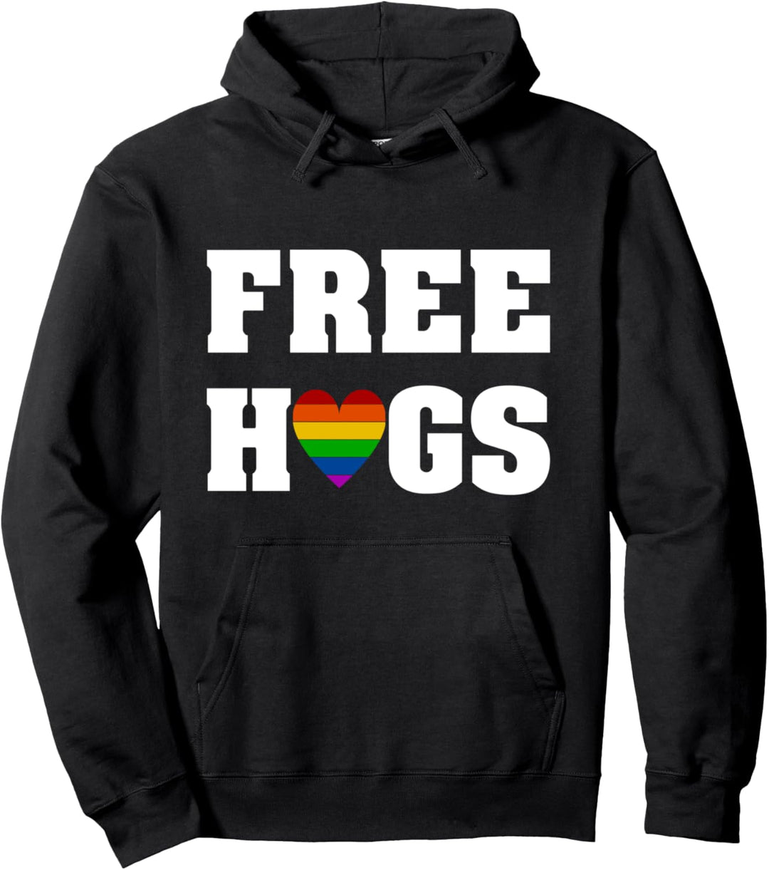 LGBT Free Hugs Gay Pride CSD Free Hugs Pullover Hoodie