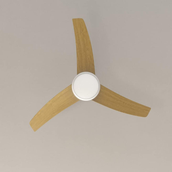 Newlux – Deckenventilator mit Licht und ferngesteuertem Dach W420 mit 3 Flügeln (Ø106 cm), Inverter-