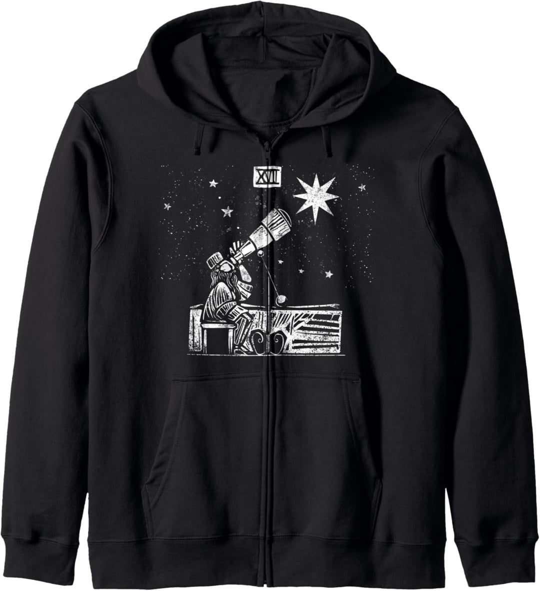 The Star Tarot Card Design - Blackcraft Clothing Gift Kapuzenjacke