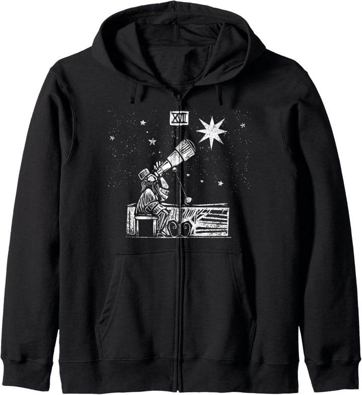 The Star Tarot Card Design - Blackcraft Clothing Gift Kapuzenjacke