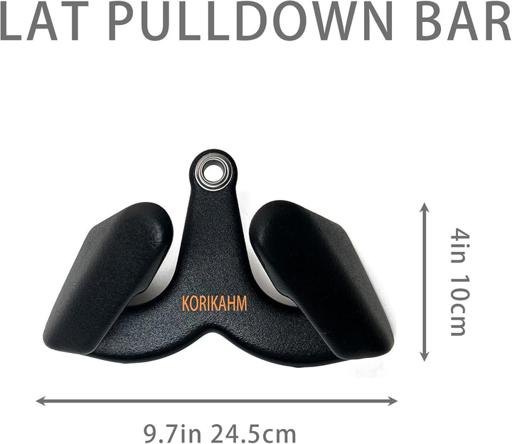 Ergonomic Design Lat Pull down Bar Grip Handle, Lat Pulldown Attachments, Strength Trainer for Athle