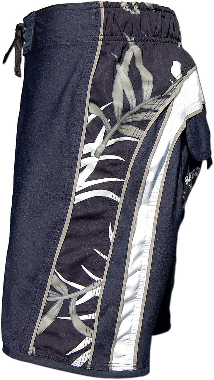 SEESTERN Herren Microstrech Boardshorts m.Gummizug hinten Surfshorts Boardshort Badehorts XS-3XL /23