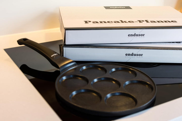 endusor Pancake Pfanne Spiegeleipfanne - Ø26cm mit [PowerShield]-Beschichtung | Induktion Ceran Gas