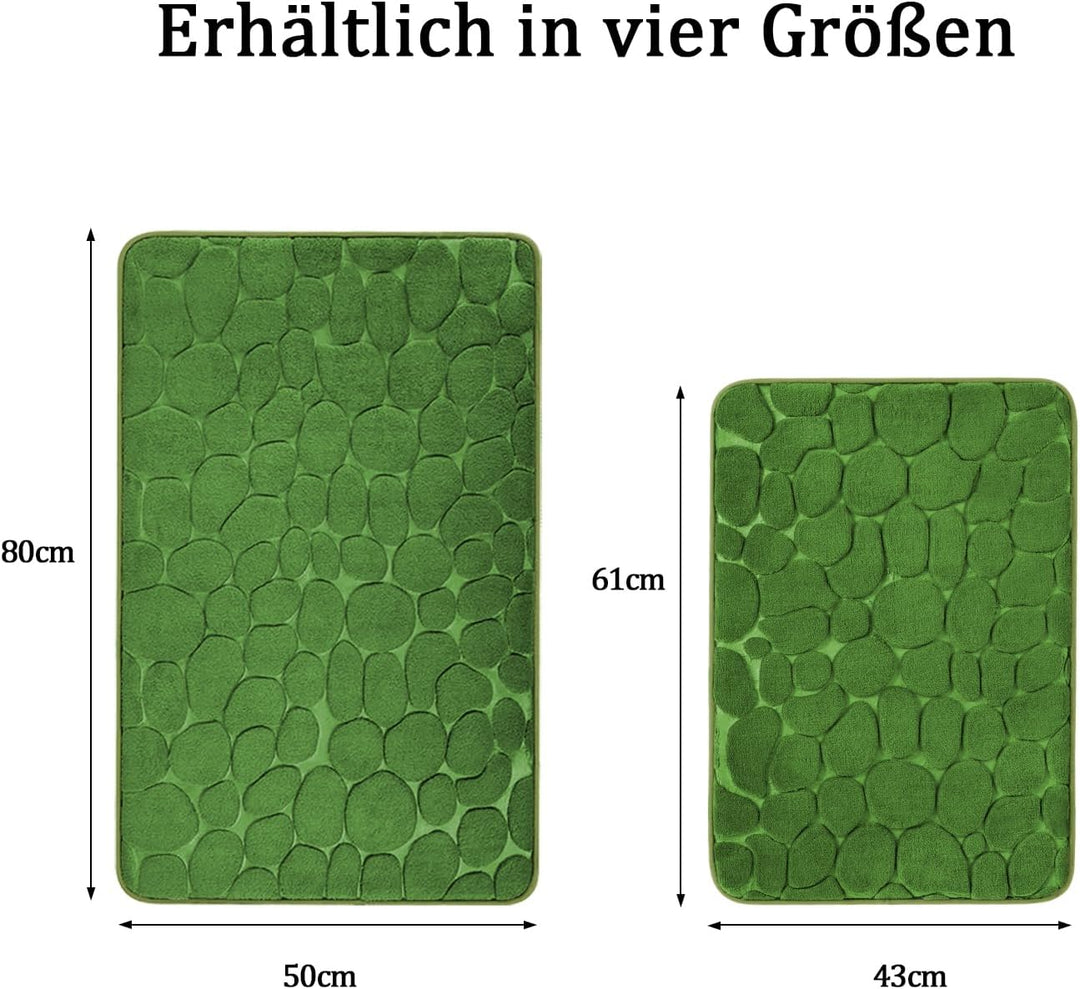 chakme Badematte Memoryschaum Badteppich Memory Foam Duschvorleger Saugfähige Badvorleger Badezimmer