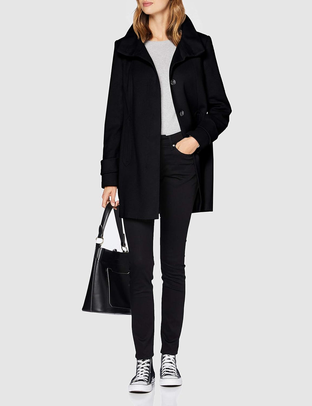 Gil Bret Damen Bella Wollmantel 40 Night Blue, 40 Night Blue