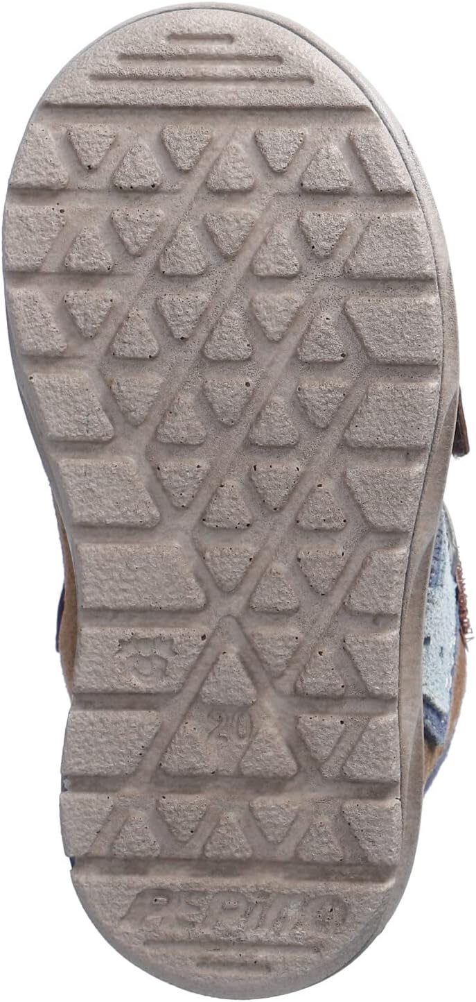 RICOSTA Kimo 2101302-550 Kaktus Suede/Nubuck Leather Childrens Rip Tape Water Resistant Ankle Boots