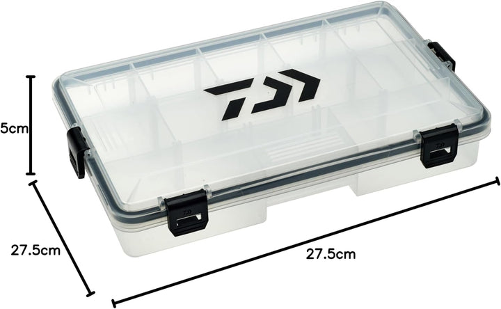 Daiwa Bitz Angelköderbox – Raubfischangeln 12 Compartment - 27.5cm x 18cm x 5cm, 12 Compartment - 27