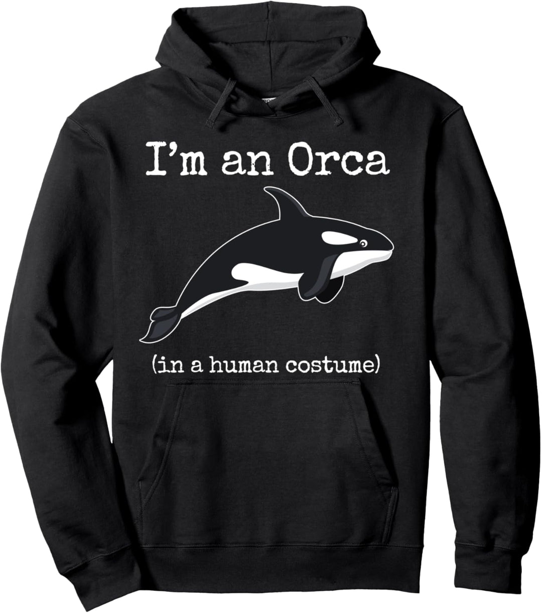 Orca Killer Wal Kostüm Ich bin ein Orca Menschenkostüm Pullover Hoodie